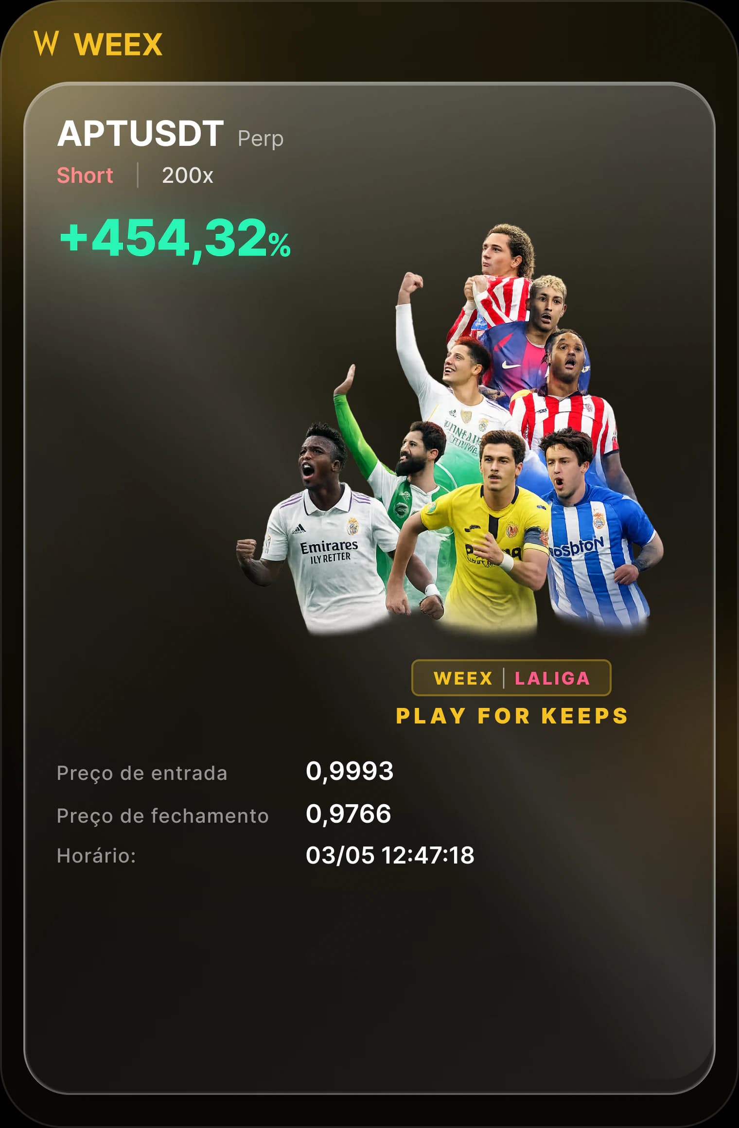 Trader profit result 8