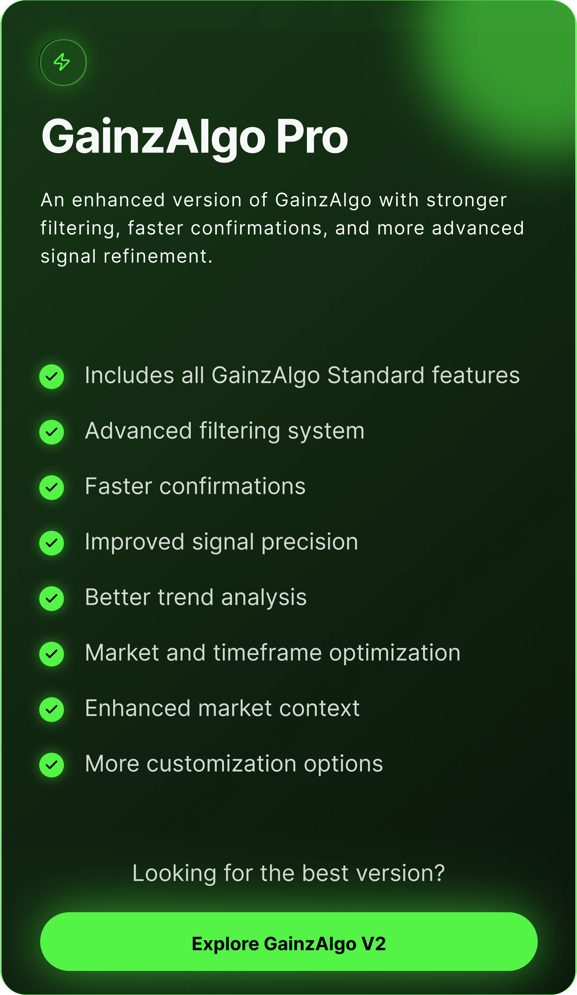 GainzAlgo Pro